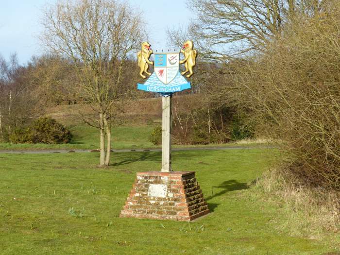 Photo of Dersingham village sign