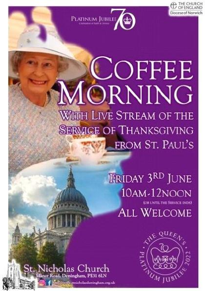 poster for coffee morning