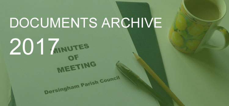 some 2017 parish council documents